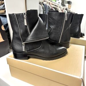 Michael Kors Andi Flat Booties Leather Black